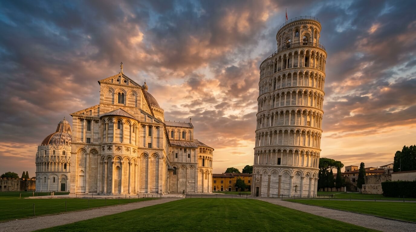 Why the Leaning Tower of Pisa Tilts