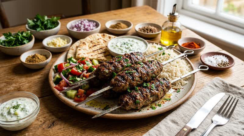 Lamb Kofta Kebabs