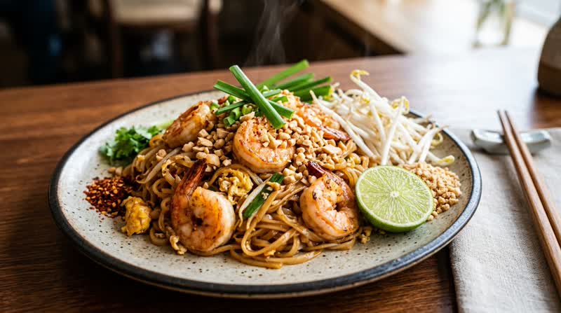 Pad Thai with Shrimp