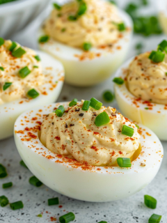Spicy Tuna Deviled Eggs